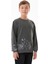 Baskılı Bisiklet Yaka Erkek Çocuk Sweatshirt 3
