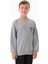 Önü ve Arkası Baskılı Bisiklet Yaka Erkek Çocuk Sweatshirt 3