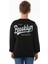 Sırtı Baskılı Bisiklet Yaka Erkek Çocuk Sweatshirt 3