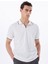 Düz Kırık Beyaz Erkek Polo T-Shirt F5SM-TST 2742 3