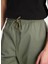 Lastikli Bel Lastikli Paça Haki Erkek Pantolon MLM04008801 Jogger Pantolon 3