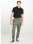 Lastikli Bel Lastikli Paça Haki Erkek Pantolon MLM04008801 Jogger Pantolon 1