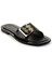 Siyah Leather Kadın Terlik K04826076403 2
