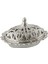 6 Adet Motif Işlemeli Oval Metal Lokumluk (357-6) 2