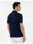 Erkek Lacivert Regular Fit %100 Pamuk Polo Yaka Basic Tişört 50306449-VR033 5