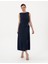 Kadın Lacivert Regular Fit Dokuma Elbise 50301028-VR033 3