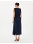 Kadın Lacivert Regular Fit Dokuma Elbise 50301028-VR033 4