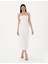 Kadın Beyaz Slim Fit Dokuma Elbise 50301017-VR013 1