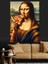 Pizza Mona Lisa Dekoratif Kanvas - Mdf Ahşap Tablo 2