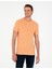 Erkek Turuncu Slim Fit Basic Tişört 50280967-VR186 1