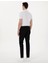 Erkek Siyah Slim Fit Beli Lastikli Kanvas Pantolon 50308111-VR046 4