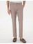 Erkek Koyu Bej Slim Fit Beli Lastikli Kanvas Pantolon 50308092-VR088 2