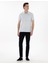Erkek Açık Mavi Regular Fit %100 Pamuk Polo Yaka Basic Tişört 50306552-VR095 4