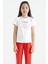 T13KG-75129_01 Kız Garson T-Shirt O Yaka Suprem 3