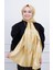 Simli Blok Ipek Şal 04088 Gold 2