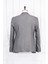 Erkek Slim Fit Sivri Yaka Gri Yelekli Takım Elbise 5