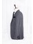 Erkek Slim Fit Sivri Yaka Açık Gri Yelekli Takım Elbise 4
