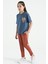 T13KG-75127_01 Kız Garson Oversize T-Shirt O Yaka Suprem 2