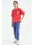 T13KG-75127_01 Kız Garson Oversize T-Shirt O Yaka Suprem 2