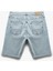 Pamuklu Bermuda Slim Fit Jean Şort 2