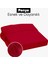 Penye Lastikli Çarşaf Pamuklu Jersey Süper Battal Kişilik 200X200CM Bordo 3