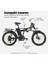 Strada Cycles E-Bro Hidrolik Disk Fat Bike Katlanabilir 20 Jant Elektrikli Bisiklet 4