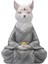 Dokuz Kuyruklu Tilki Oturma Meditasyonu Küçük Süsler Kutsama Dekorasyonu (Yurt Dışından) 1