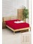 Penye Lastikli Çarşaf Pamuklu Jersey Battal Kişilik 180X200CM Bordo 5
