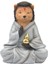 Meditasyon Kirpi Oturan Meditasyon Küçük Süs Kutsama Dekorasyonu (Yurt Dışından) 1