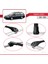 Subaru Legacy 2 (Bd) 1994-1999 Arası ile Uyumlu Ace-1 Ara Atkı Tavan Barı Siyah 2 Adet 4