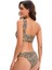 Askılı Leopar Yüksek Bel Bikini Mayo (Yurt Dışından) 3
