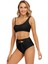 Bayanlar Yüksek Bel Bikini Sırtı Açık Mayo (Yurt Dışından) 3