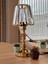 Modern Gold Metal Kristal Başlık Abajur ( 2 Adet ) 4