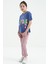 T13KG-75112_01 Kız Garson Oversize T-Shirt O Yaka Suprem 1