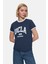 Savannah Beyaz Bisiklet Yaka Baskılı Standard Fit Kadın Tshirt 1
