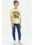 T13KG-75116_01 Kız Garson Oversize T-Shirt O Yaka Suprem 1