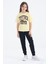 T13KG-75116_01 Kız Garson Oversize T-Shirt O Yaka Suprem 3
