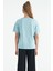 T13KG-75116_01 Kız Garson Oversize T-Shirt O Yaka Suprem 5