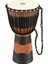 Adj3-M+Bag African Style Rope Tuned Series Medium 10" Djembe (Brown/black) 1