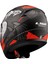 Rapid 2 Raven Mat Siyah- Beyaz - Kırmızı Motosiklet Kask ( Xl ) Beden 4