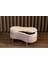 Ocho Sandıklı Wellsoft Kumaş Açık Ceviz Ahşap Ayak Puf & Bench (Sütlü Kahve-Krem, Kül Gri, Beyaz) 2