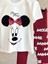 Minnie Mouse Fiyonk Detaylı Kız Çocuk Taytlı Alt Üst Takım 5