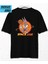 Orbit Dunker Oversize Unisex T-Shirt Siyah 2