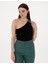 Kadın Siyah Slim Fit Triko Tişört 50301158-VR046 3