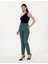 Kadın Siyah Slim Fit Triko Tişört 50301158-VR046 4