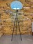 Tripod Modern Gerçek Kuş Tüyü Metal Gold Beyaz Lambader 6