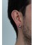 Çivili Geçmeli Unisex Erkek Kadın Çelik Küpe 3 mm mse3 7