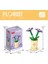 Çiçek Blok Maket Puzzle Yapboz Hediyelik El Yapımı Süs (Yurt Dışından) 1