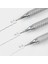 0.7 mm Gümüş Stil 0.5b Mekanik Kalem Yüksek Metal Otomatik Çizim Kalem Metal Kalem Kutusu ile Sevimli Kırtasiye Okul Malzemeleri (Yurt Dışından) 3