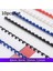 KIRMIZI-10MM Tarzı Delik Bağlama Halkası Sıkıştırılabilir Spiral Spiral Defter Albüm Bağlama Önlükler Pvc Binder Halkaları Defter Ofis Malzemesi (Yurt Dışından) 3
